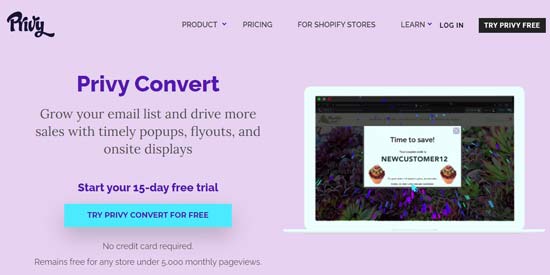 best ecommerce email list building tool