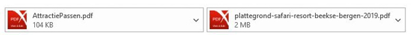 attachment shown inbox PDF