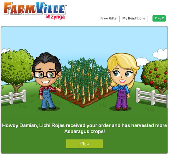 Email marketing gaming
