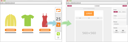 instore email builder