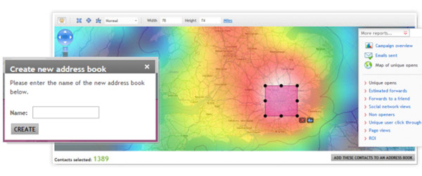 Email heatmap 