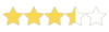 3.5 stars white BG