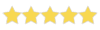 5 stars white BG