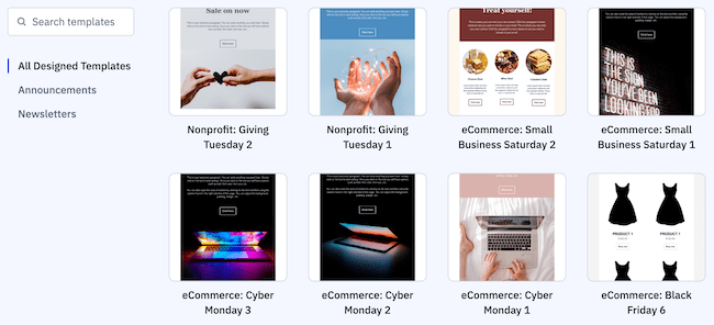 ActiveCampaign CRM email templates