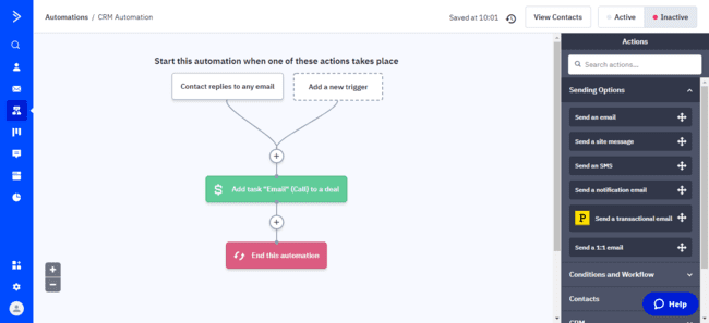 ActiveCampaign marketing CRM automation