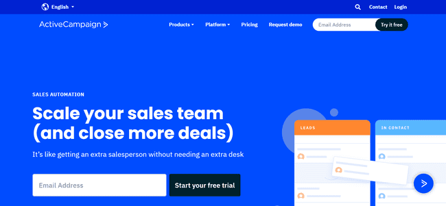 ActiveCampaign sales automation and crm