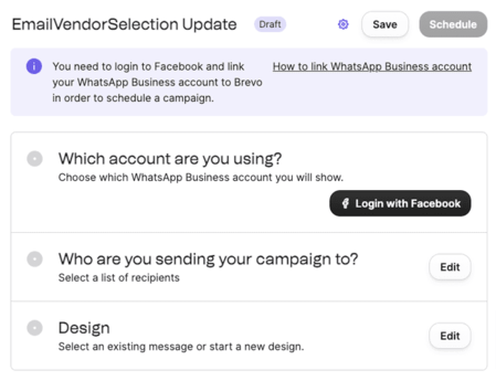 Brevo WhatsApp campaigns