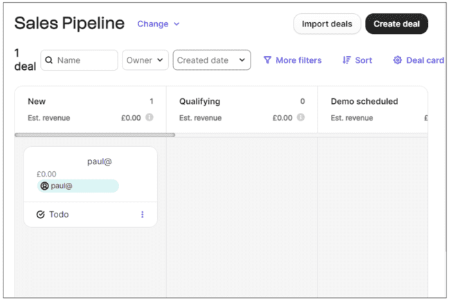 Brevo sales pipeline