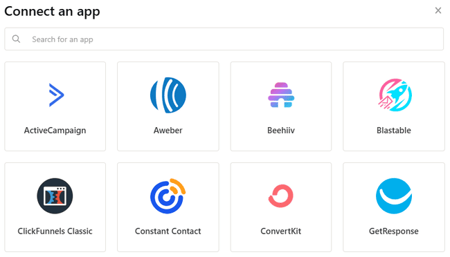 ClickFunnels integrations