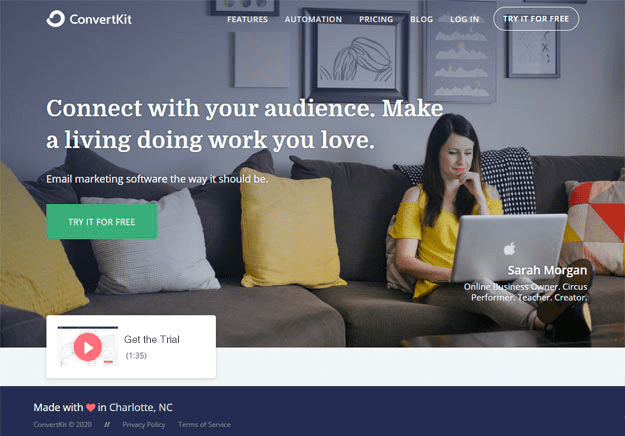 Convertkit bloggers de email marketing