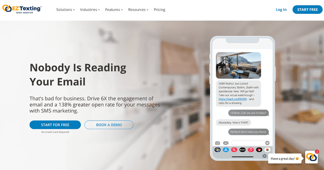 EZ Texting best SMS marketing platforms with advanced features