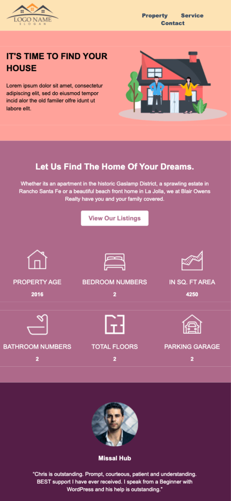 real estate email template
