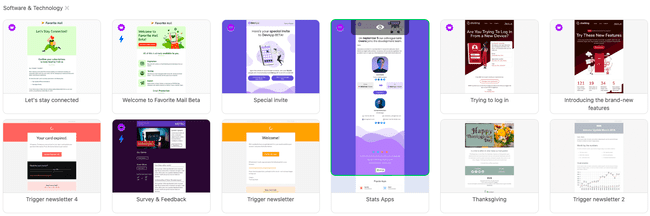 free saas email templates