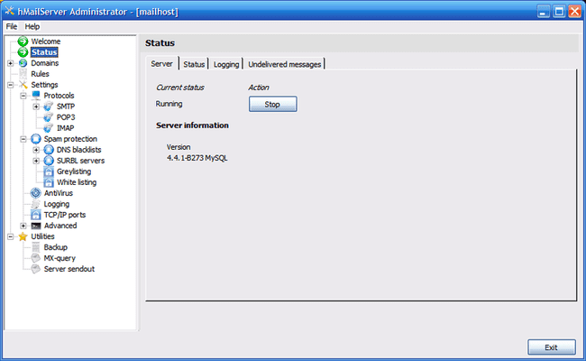 HMailServer setup
