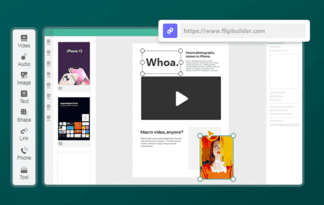 Herramienta de creación de ebooks Flipbuilder