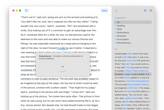 Herramienta de creación de ebooks Ulysses