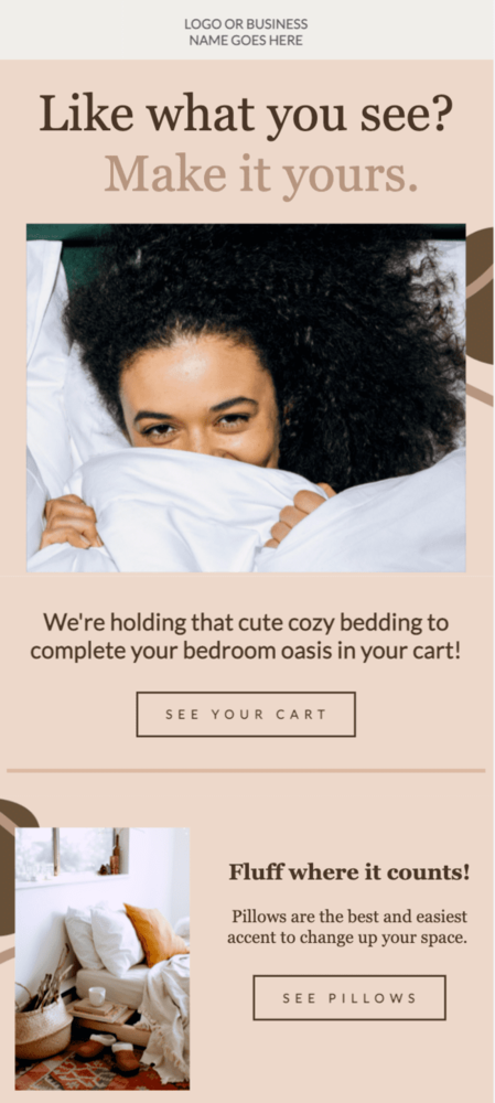 elegant promotional email template