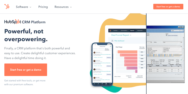 Hubspot CRM email marketing software