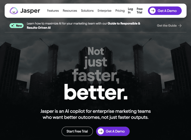 Jasper Chat advanced AI writing platform