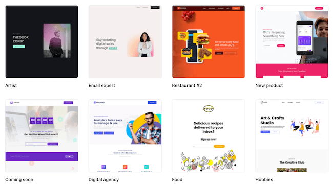 Mailerlite review landing page templates email marketing service