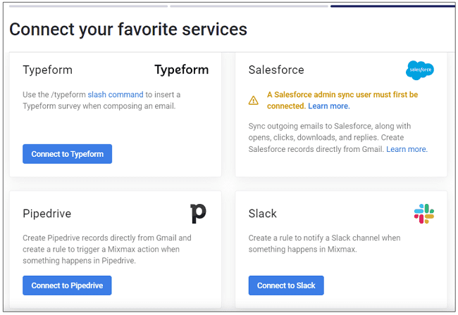 Mixmax integrations