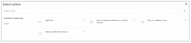 Moosend email automation workflow control steps