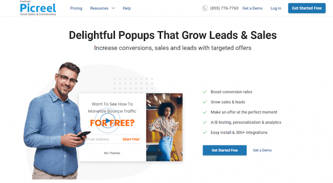 Picreal lead capture tool lead gen