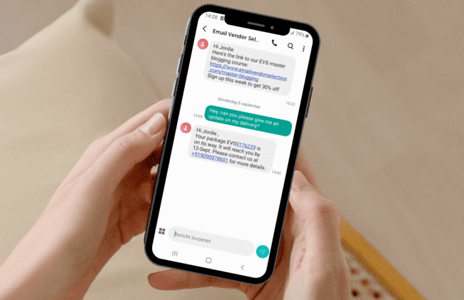 SMS marketing platform TextMagic review automated delivery status message example preview