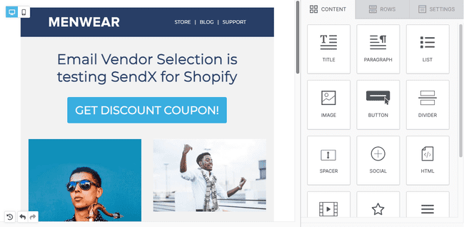 SendX affordable email marketing provider for Shopify merchants
