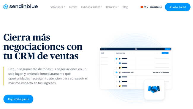 Sendinblue alternativa asequible de email marketing y CRM a Hubspot