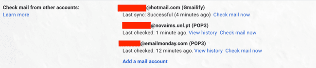 adding mail to Gmail account