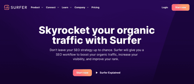 Surfer for SEO writing