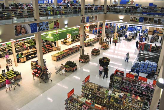 WalMart Superstore brick and mortar