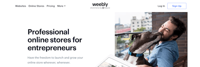 Weebly ecommerce platform for basic online stores