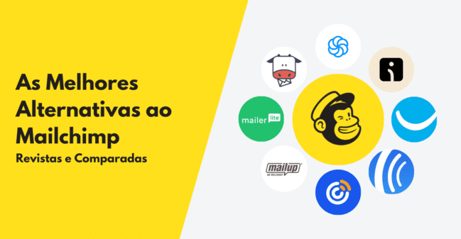 featured image: as melhores alternativas ao Mailchimp revistas e comparadas