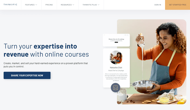 Thinkific best online training software