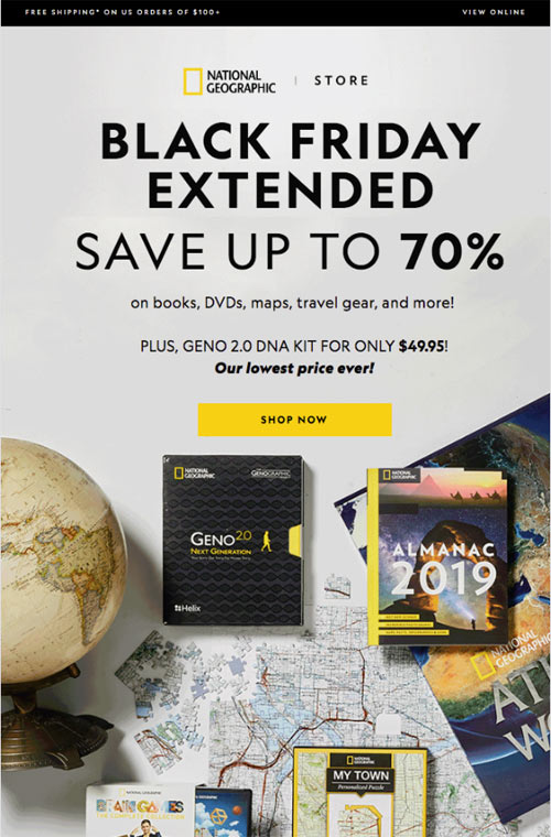 black friday example email