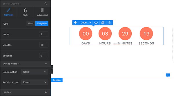 countdown timer