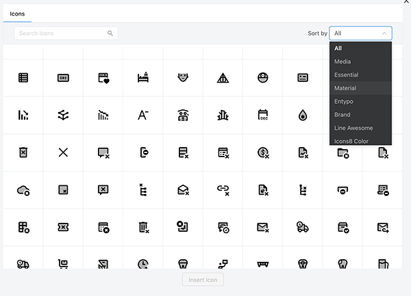 icons gallery