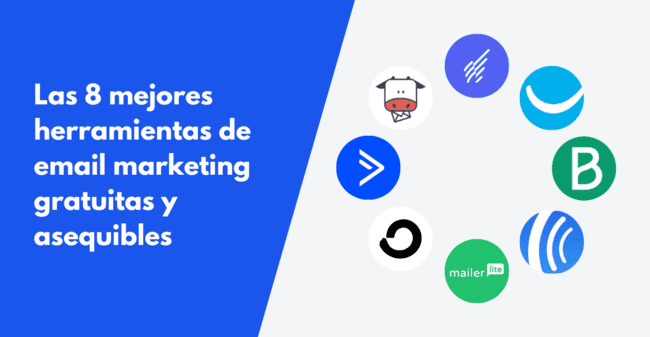 mejores herramientas de email marketing gratuitas y asequibles