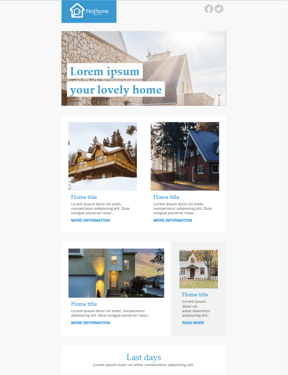 real estate Outlook template