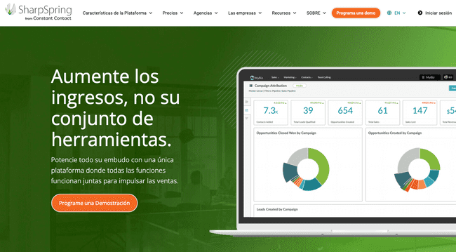 sharpspring alternativa a hubspot