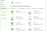 Brevo review automation templates