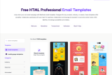 Free HTML Email Templates Beefree editor drag and drop