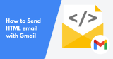 How to send HTML email in Gmail without coding
