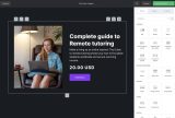 Mailerlite website and landing page builder