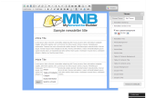Genie newsletter editor