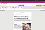 kloudymail newsletter builder