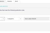 subscription marketing email selection rules