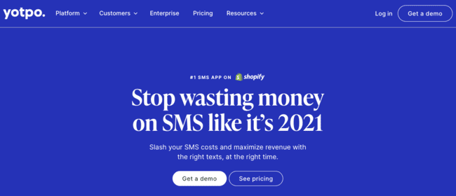 yotpo fka SMSBump text marketing software platform